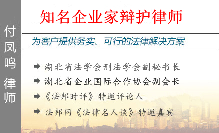 付凤鸣,武汉企业家辩护律师